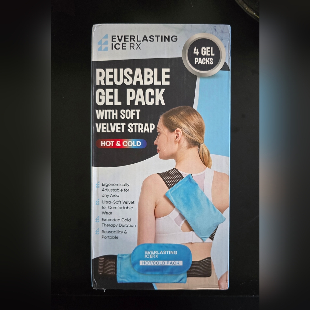 Everlasting Ice RX Reusable Gel Pack with Velvet Strap
